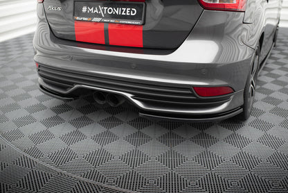 Diffusor Flaps passend für Ford Focus ST Mk3 FL schwarz Hochglanz