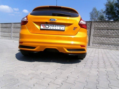 Diffusor Flaps passend für Ford Focus ST Mk3 Hatchback schwarz Hochglanz