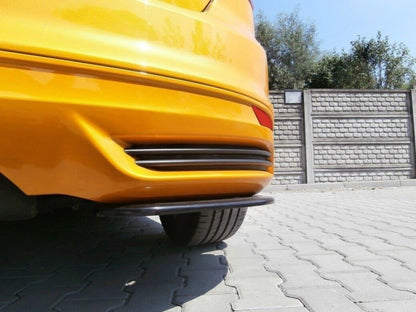 Diffusor Flaps passend für Ford Focus ST Mk3 Hatchback schwarz Hochglanz