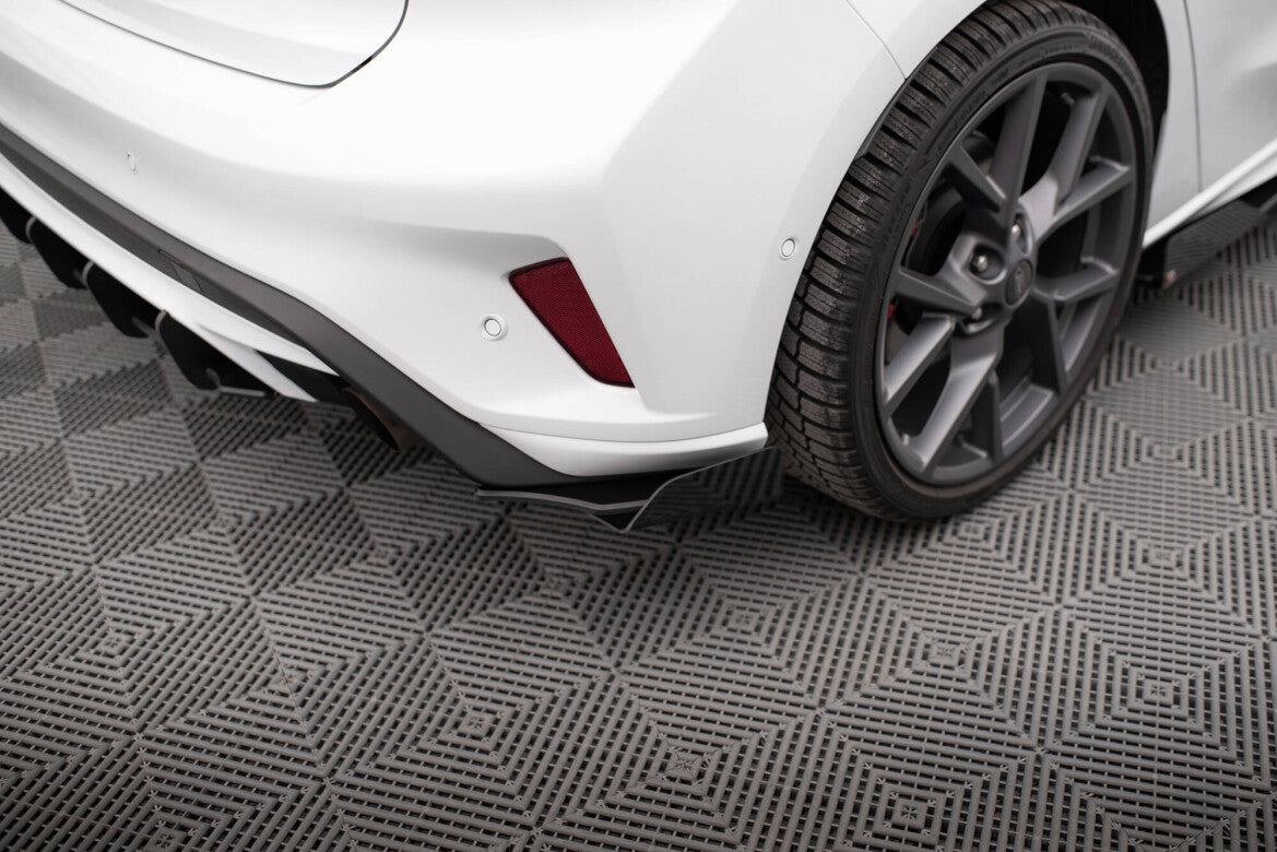 Diffusor Flaps passend für Ford Focus ST Mk4 schwarz Hochglanz