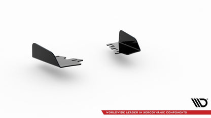 Diffusor Flaps passend für Ford Focus ST Mk4 schwarz Hochglanz