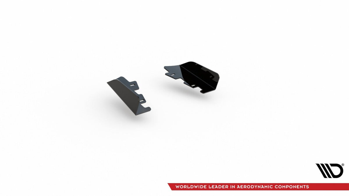 Diffusor Flaps passend für Ford Focus ST Mk4 schwarz Hochglanz