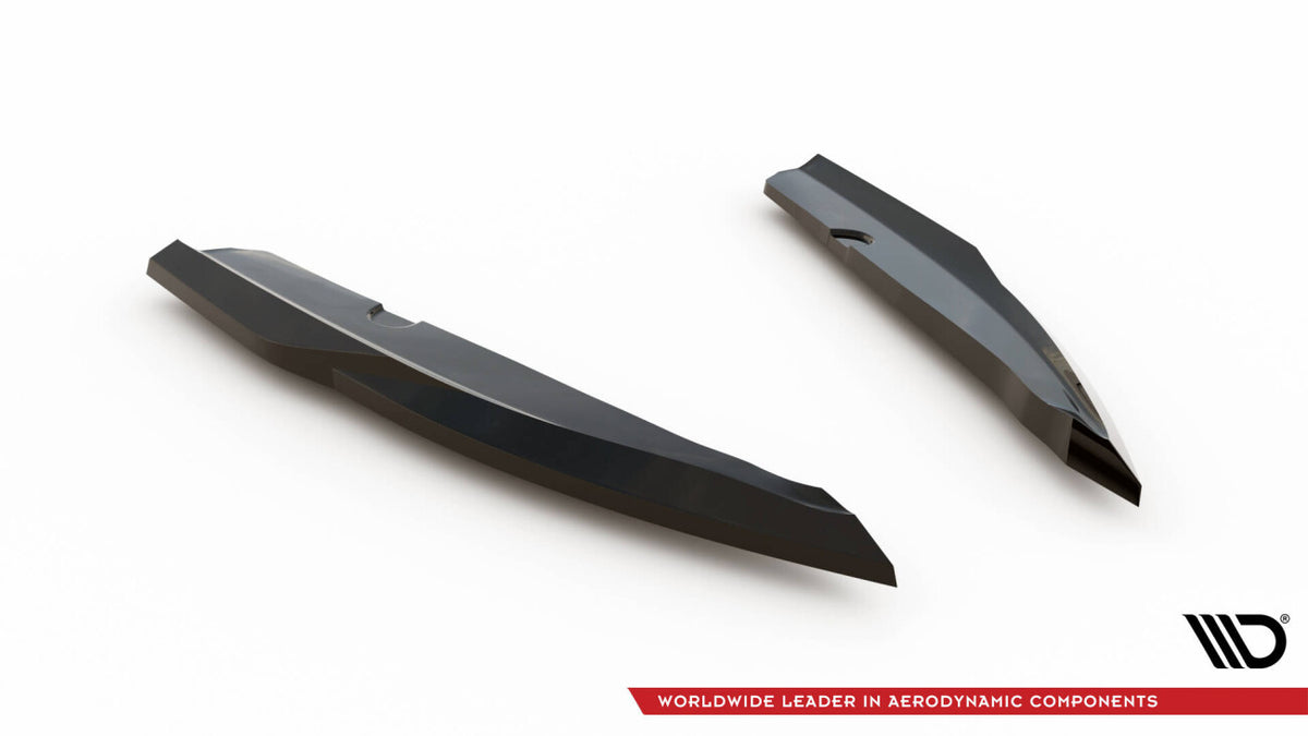 Diffusor Flaps passend für Ford Focus Vignale Kombi Mk4 schwarz Hochglanz