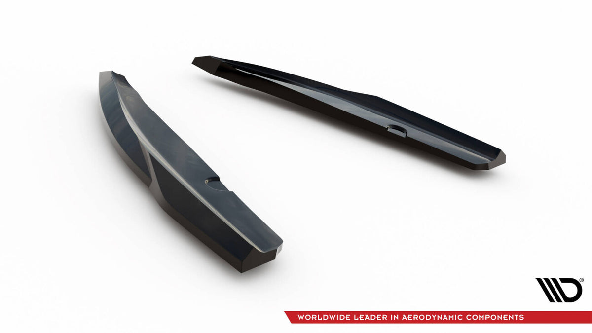 Diffusor Flaps passend für Ford Focus Vignale Kombi Mk4 schwarz Hochglanz