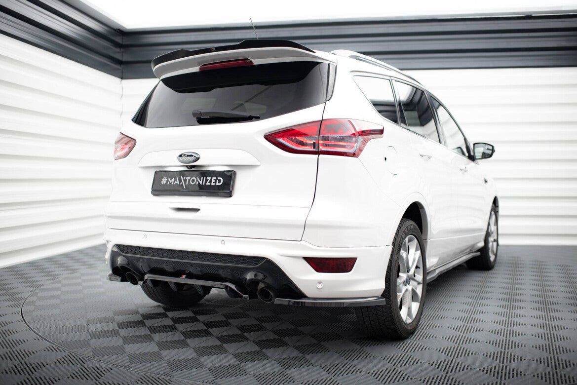 Diffusor Flaps passend für Ford Kuga ST-Line Mk2 FL schwarz Hochglanz