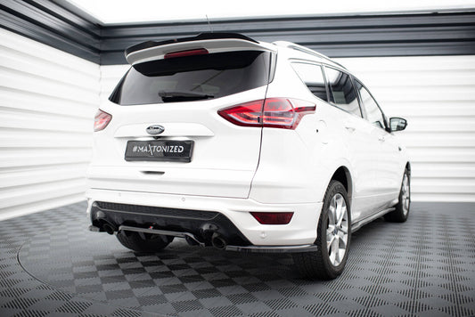 Diffusor Flaps passend für Ford Kuga ST-Line Mk2 FL schwarz Hochglanz