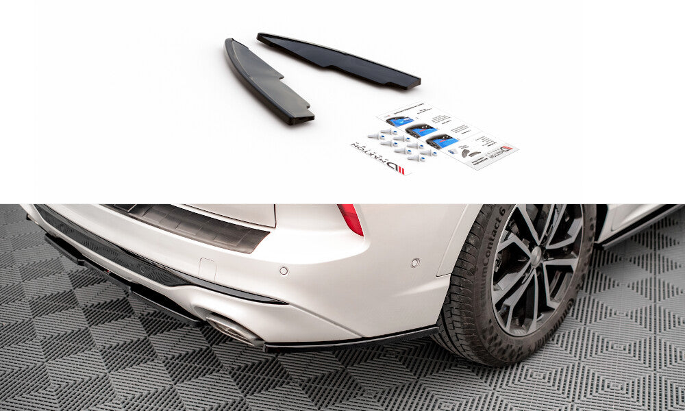 Diffusor Flaps passend für Ford Kuga ST-Line Mk3 Carbon Look