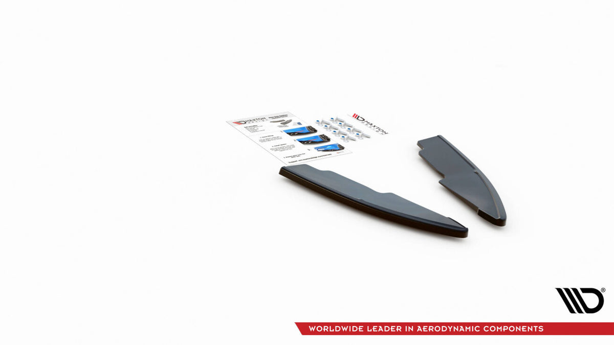 Diffusor Flaps passend für Ford Kuga ST-Line Mk3 Carbon Look