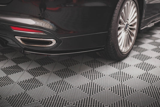 Diffusor Flaps passend für Ford Mondeo Mk5 schwarz Hochglanz