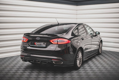 Diffusor Flaps passend für Ford Mondeo Mk5 schwarz Hochglanz