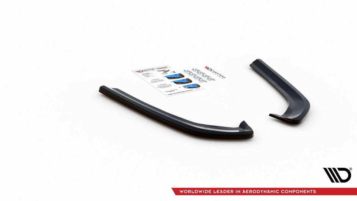 Diffusor Flaps passend für Ford Mondeo Mk5 schwarz Hochglanz