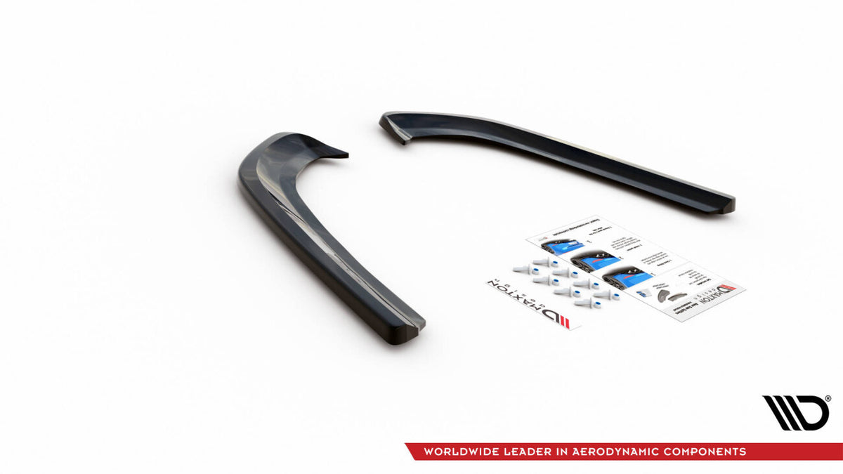 Diffusor Flaps passend für Ford Mondeo Mk5 schwarz Hochglanz