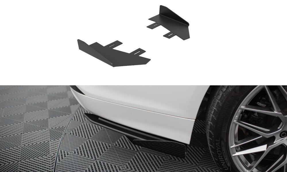 Diffusor Flaps passend für Ford Mondeo Sport Mk5 FL / Fusion Sport Mk2 FL schwarz Hochglanz