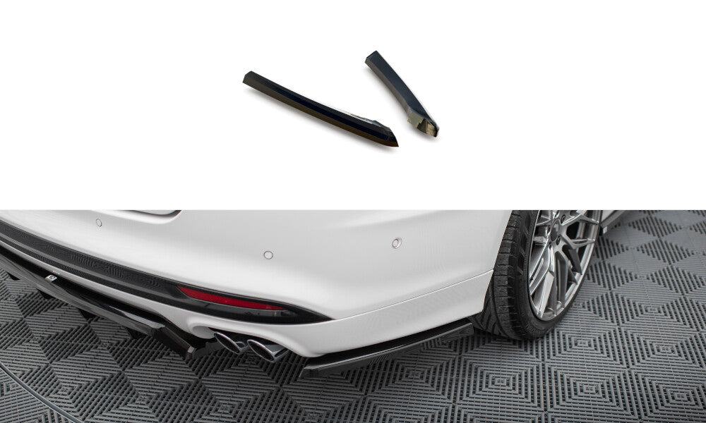 Diffusor Flaps passend für Ford Mondeo Sport Mk5 FL / Fusion Sport Mk2 FL schwarz Hochglanz