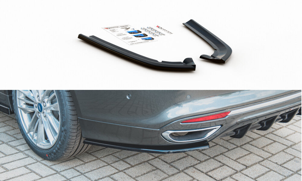 Diffusor Flaps passend für Ford Mondeo Vignale Mk5 FL schwarz Hochglanz
