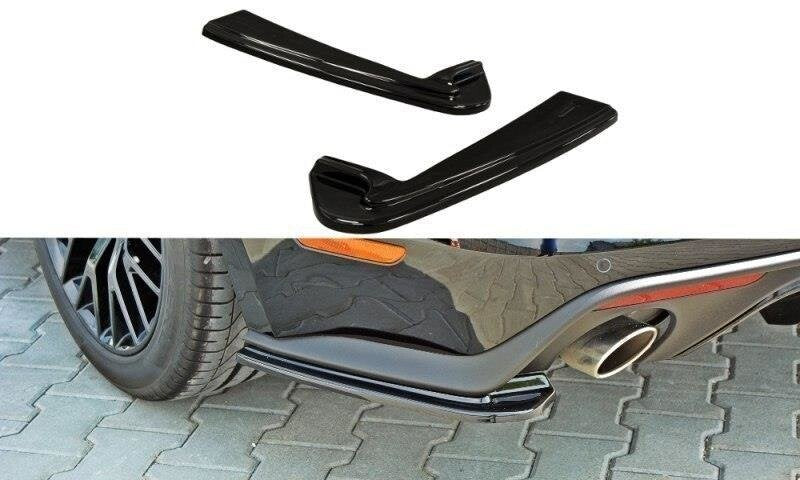 Diffusor Flaps passend für Ford Mustang GT Mk6 schwarz Hochglanz
