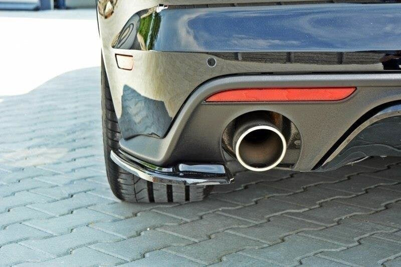 Diffusor Flaps passend für Ford Mustang GT Mk6 schwarz Hochglanz