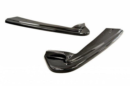 Diffusor Flaps passend für Ford Mustang GT Mk6 schwarz Hochglanz