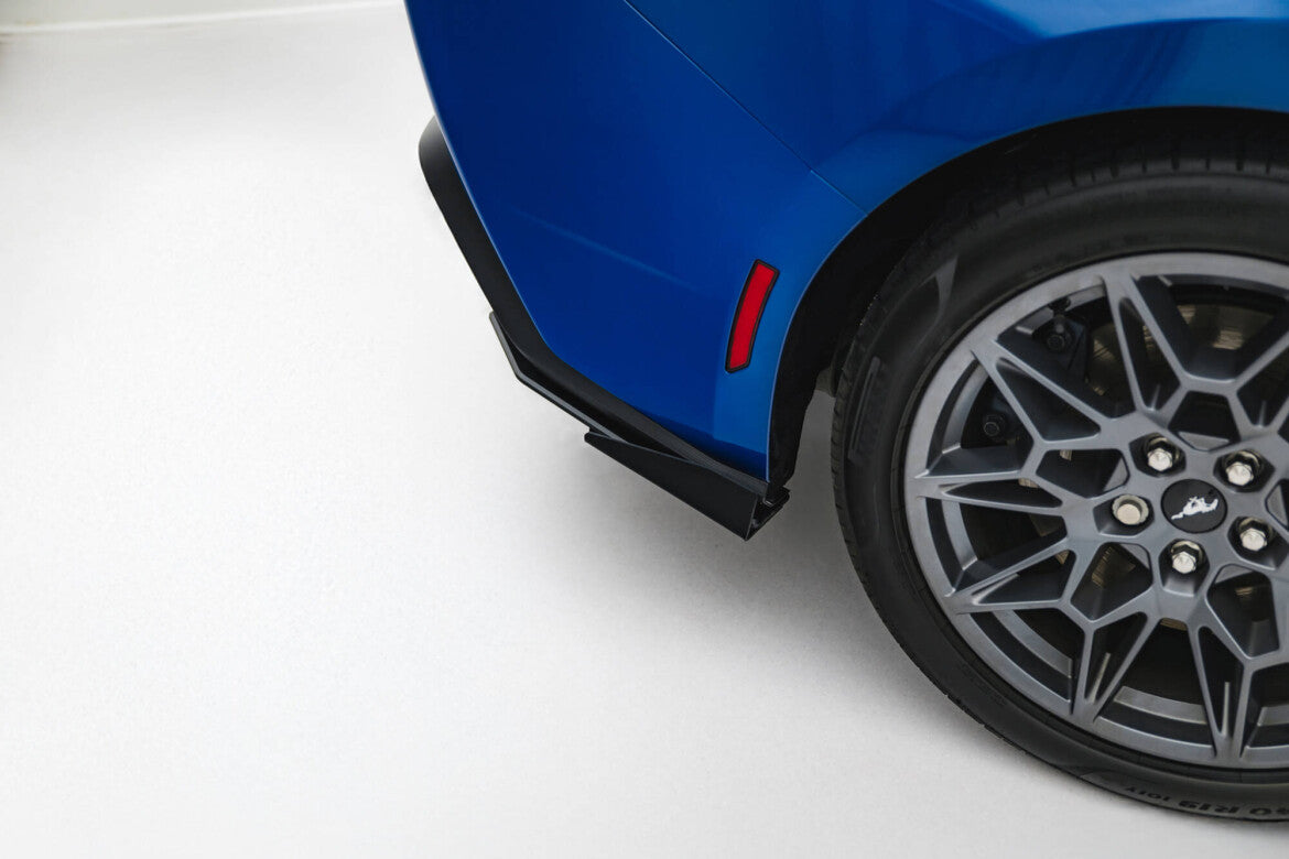 Diffusor Flaps passend für Ford Mustang GT Mk7 schwarz Hochglanz