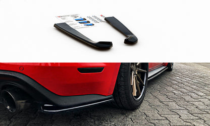 Diffusor Flaps passend für Ford Mustang Mk. 6 FL schwarz Hochglanz