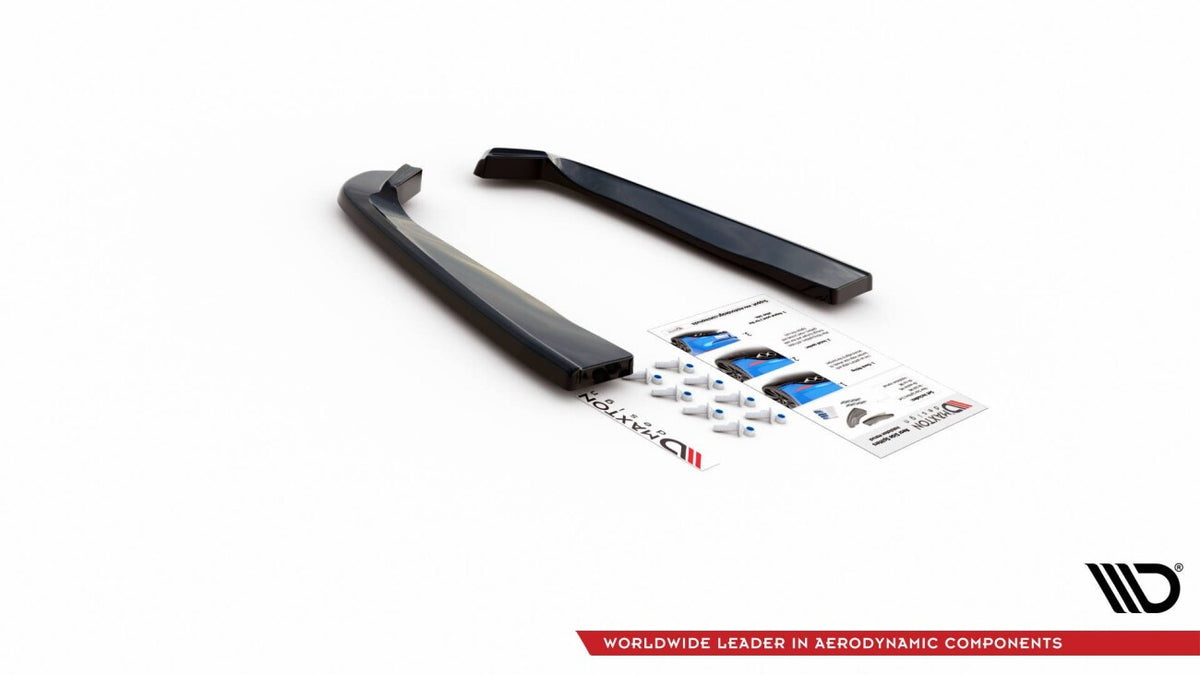 Diffusor Flaps passend für Ford Mustang Mk. 6 FL schwarz Hochglanz
