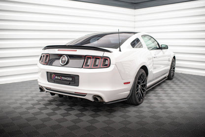 Diffusor Flaps passend für Ford Mustang Mk5 FL schwarz Hochglanz