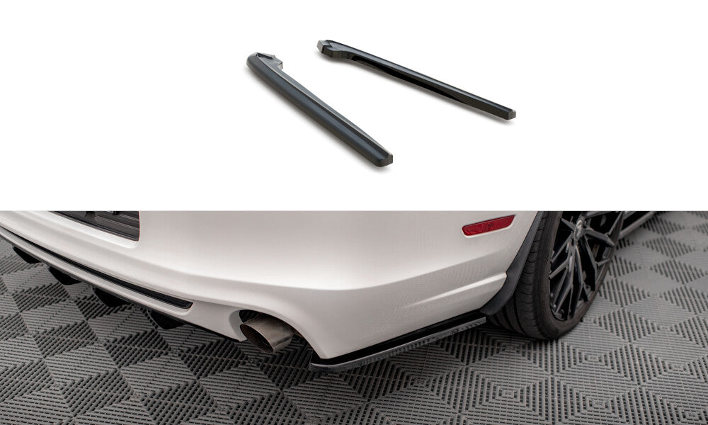 Diffusor Flaps passend für Ford Mustang Mk5 FL schwarz Hochglanz