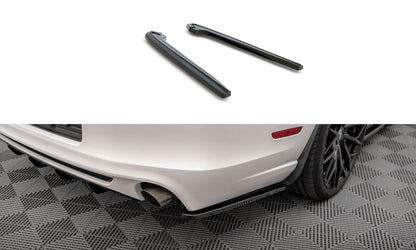 Diffusor Flaps passend für Ford Mustang Mk5 FL schwarz Hochglanz