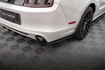 Diffusor Flaps passend für Ford Mustang Mk5 FL schwarz Hochglanz