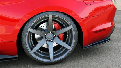 Diffusor Flaps passend für Ford Mustang Mk6 Carbon Look