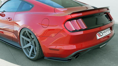 Diffusor Flaps passend für Ford Mustang Mk6 Carbon Look