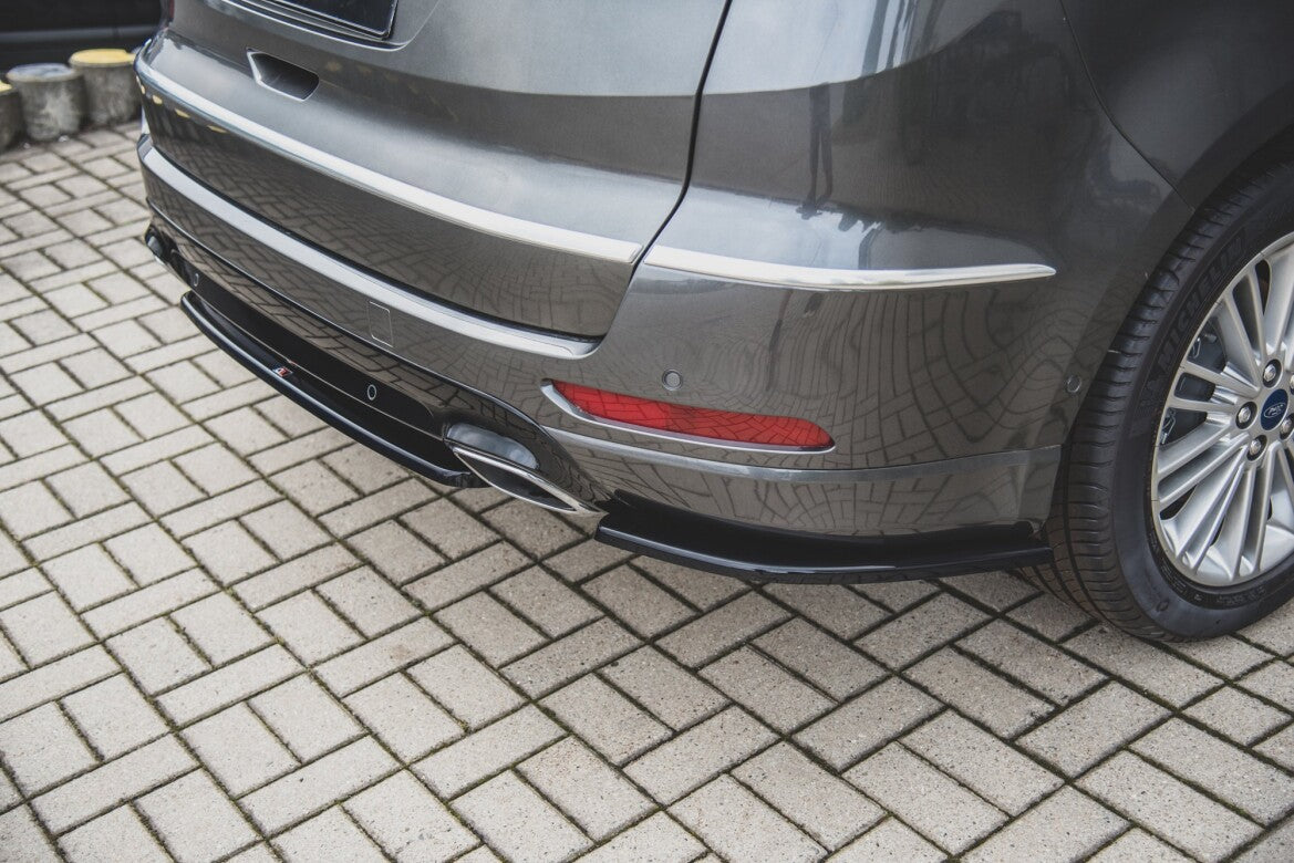 Diffusor Flaps passend für Ford S-Max Vignale Mk2 FL schwarz Hochglanz