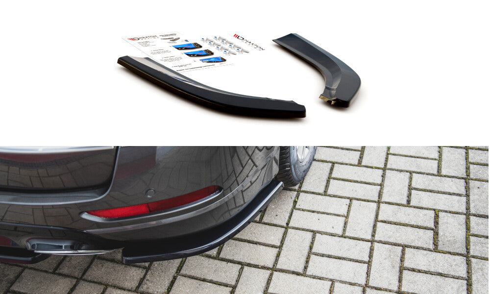 Diffusor Flaps passend für Ford S-Max Vignale Mk2 FL schwarz Hochglanz