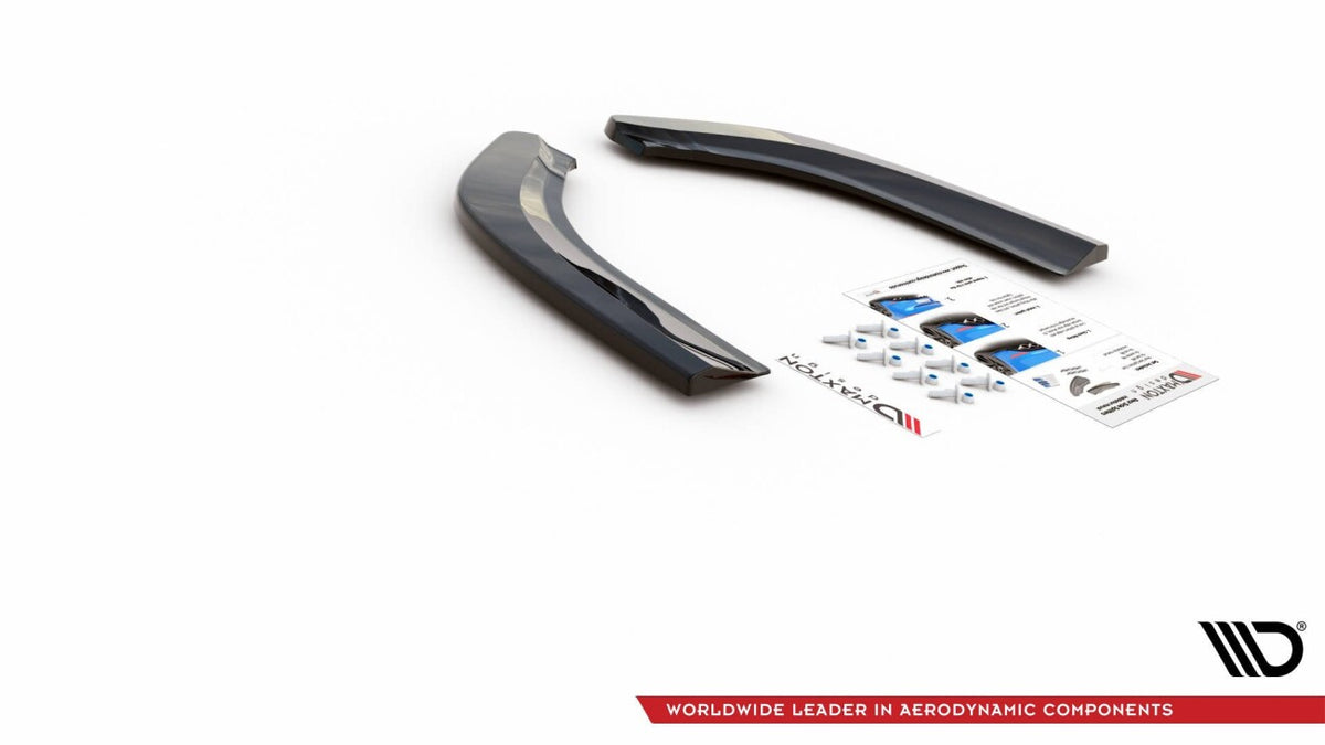 Diffusor Flaps passend für Ford S-Max Vignale Mk2 FL schwarz Hochglanz