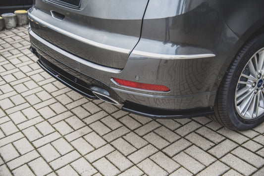 Diffusor Flaps passend für Ford S-Max Vignale Mk2 FL schwarz matt