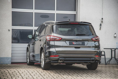 Diffusor Flaps passend für Ford S-Max Vignale Mk2 FL schwarz matt