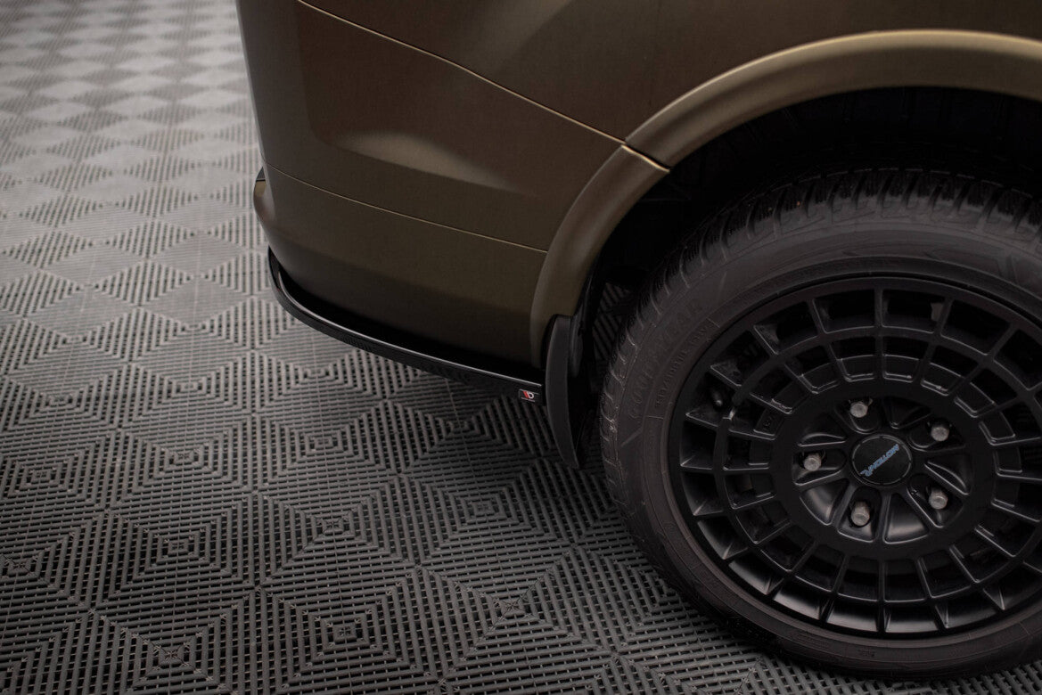 Diffusor Flaps passend für Ford Tourneo Custom Mk1 FL schwarz Hochglanz