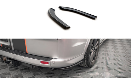 Diffusor Flaps passend für Ford Transit Custom ST-Line Mk1 FL schwarz Hochglanz