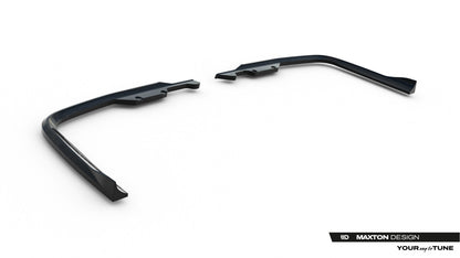 Diffusor Flaps passend für Ford Transit Custom / Tourneo Custom Mk2 schwarz Hochglanz