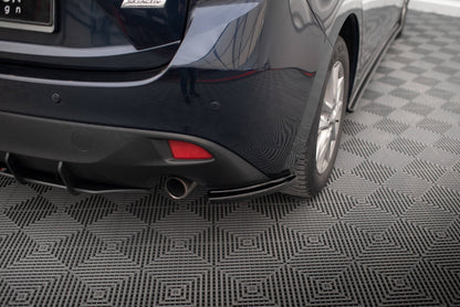 Diffusor Flaps passend für Mazda 3 Mk3 schwarz Hochglanz