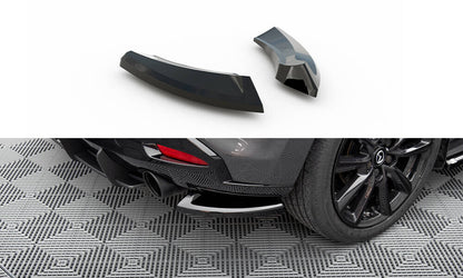 Diffusor Flaps passend für Mazda 3 Mk4 schwarz Hochglanz