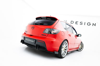 Diffusor Flaps passend für Mazda 3 MPS Mk1 EU Version schwarz Hochglanz