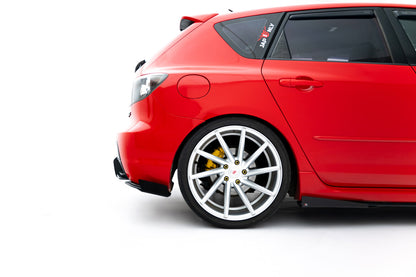 Diffusor Flaps passend für Mazda 3 MPS Mk1 EU Version schwarz Hochglanz