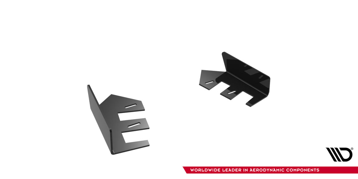 Diffusor Flaps passend für Mazda 3 MPS Mk1 EU Version schwarz Hochglanz