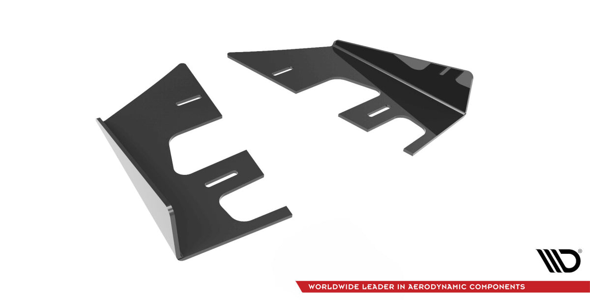 Diffusor Flaps passend für Mazda 3 MPS Mk1 schwarz Hochglanz