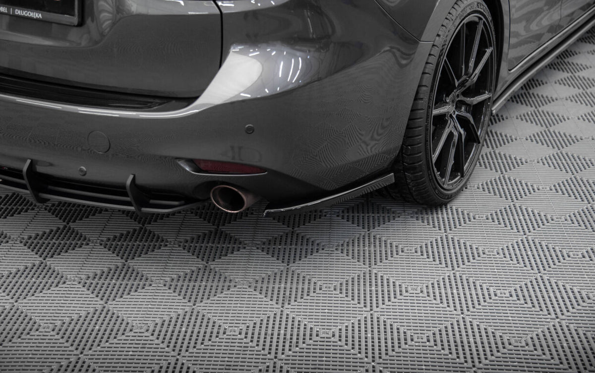 Diffusor Flaps passend für Mazda 6 Kombi Mk3 FL schwarz Hochglanz