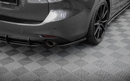 Diffusor Flaps passend für Mazda 6 Kombi Mk3 FL schwarz Hochglanz