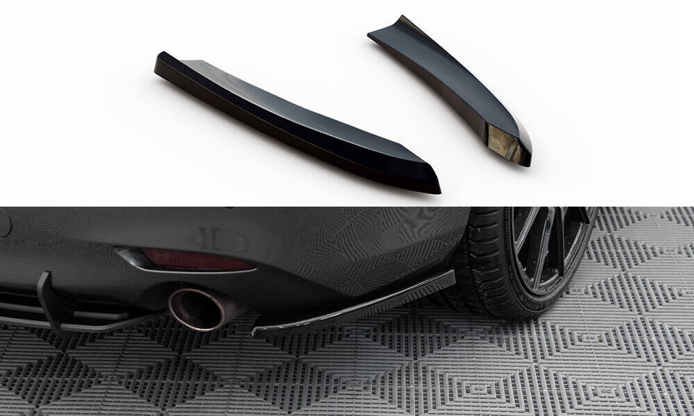 Diffusor Flaps passend für Mazda 6 Kombi Mk3 FL schwarz Hochglanz