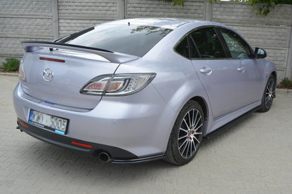 Diffusor Flaps passend für Mazda 6 MK2 SPORT HATCH (GH-SERIES) vor FL schwarz Hochglanz