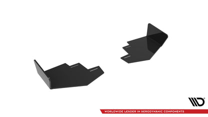 Diffusor Flaps passend für Mercedes A 45 AMG W176 FL schwarz Hochglanz